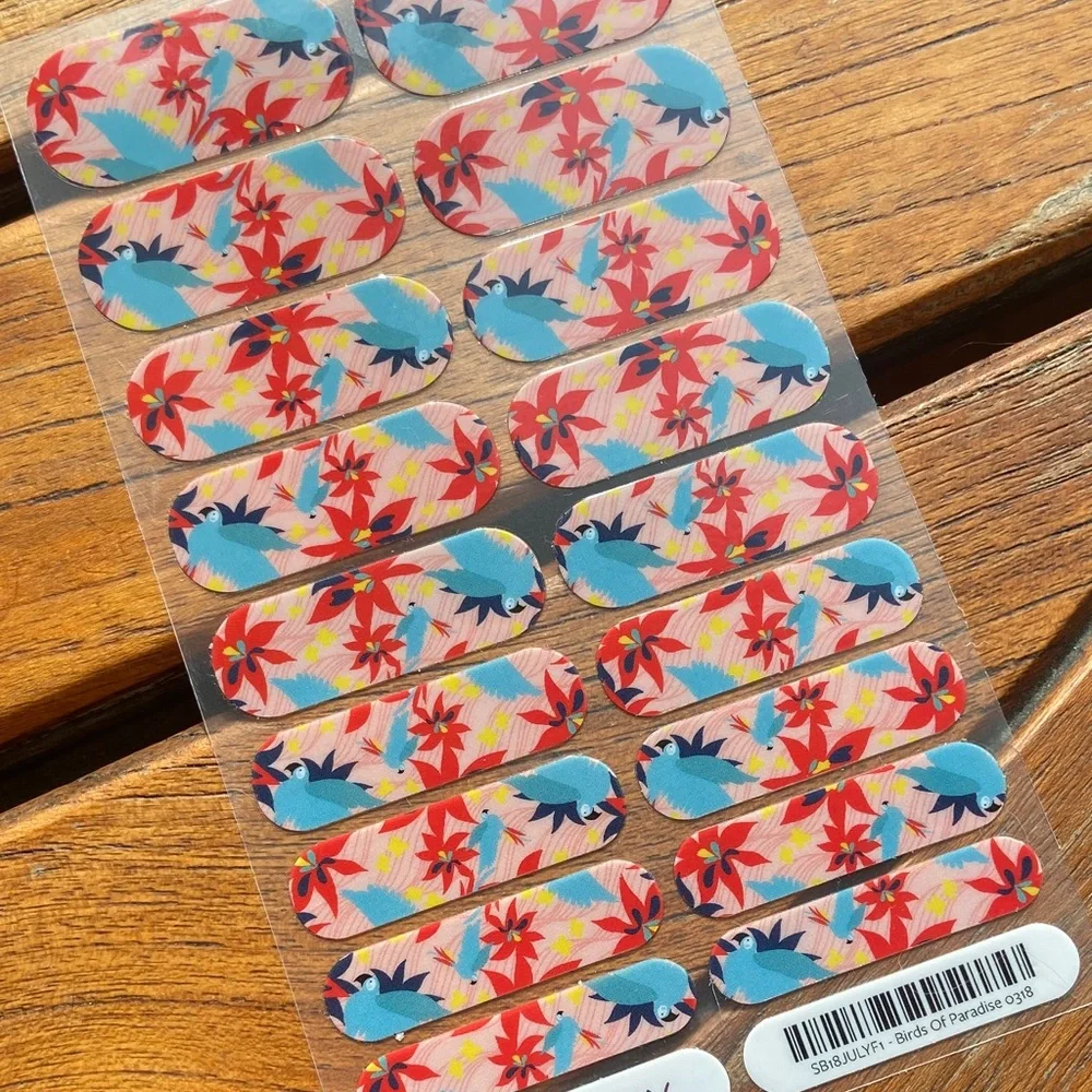 Jamberry “Birds of Paradise” Nail Wraps